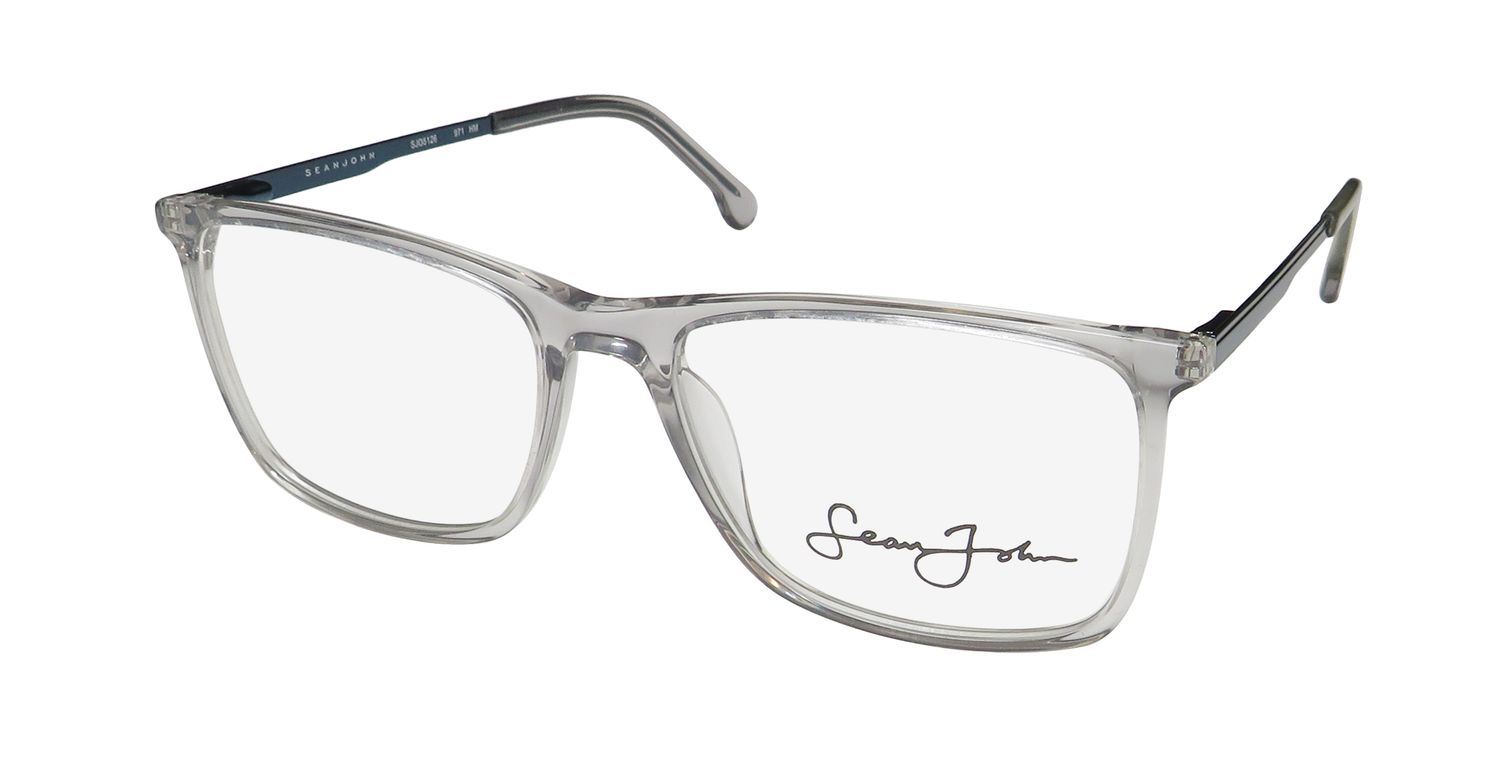 Sean John SJL06026 971 Clear White Confetti Cat Eye Optical Eyeglass Frames 52mm Sean John - 6015 Eyeglasses for Women – ModaFrames main image 2