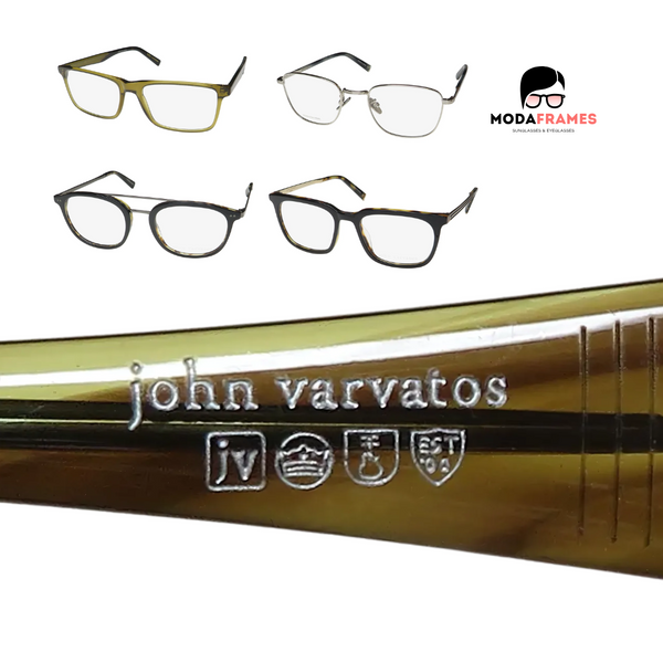 John Varvatos Eyeglasses Logo - ModaFrames