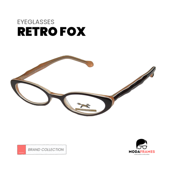 Retro Fox Eyeglasses Logo - ModaFrames
