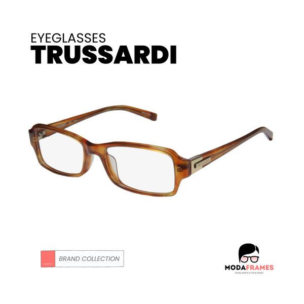 Trussardi Eyeglasses Logo - ModaFrames