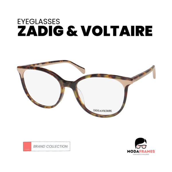 Zadig & Voltaire Eyeglasses Logo - ModaFrames