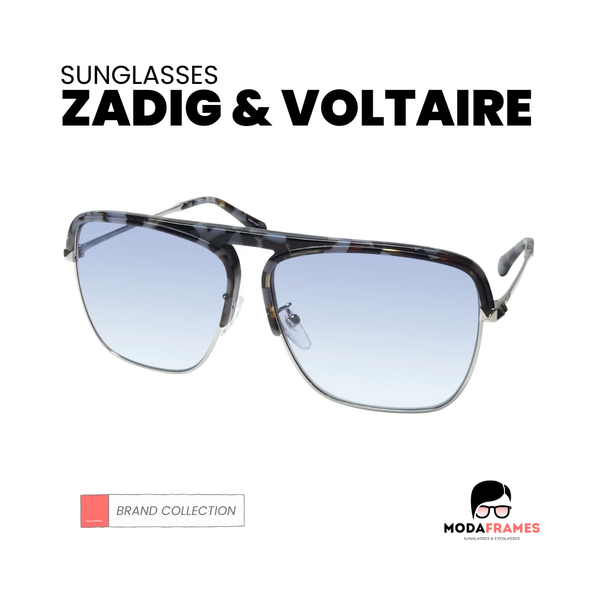 Zadig & Voltaire Sunglasses Logo - ModaFrames