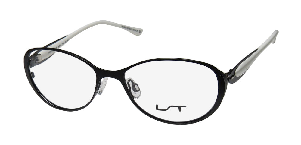 Lightec By Morel 7039l Stainless Steel Upscale Sleek Eyeglass Frame/Glasses