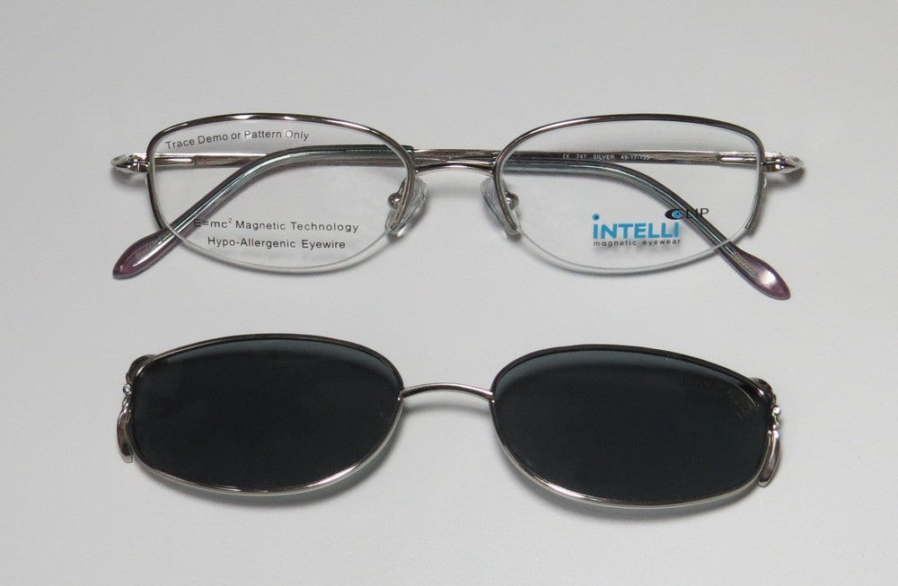 Elite Eyewear 747 Rhinestones Trendy Sunglass Clipon Eyeglass Frame/Glasses