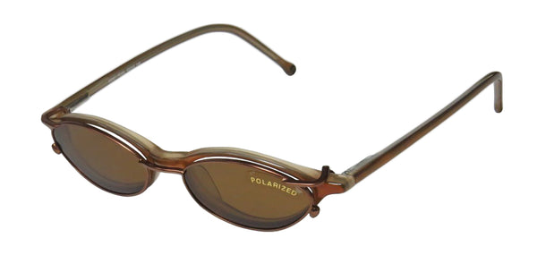 Color_honey / pearl with brown clip-on