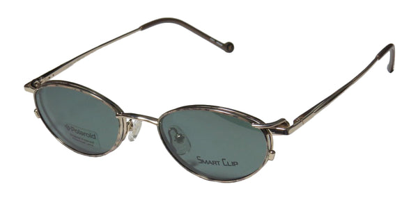 Color_gold / gray w / green clip-on lens
