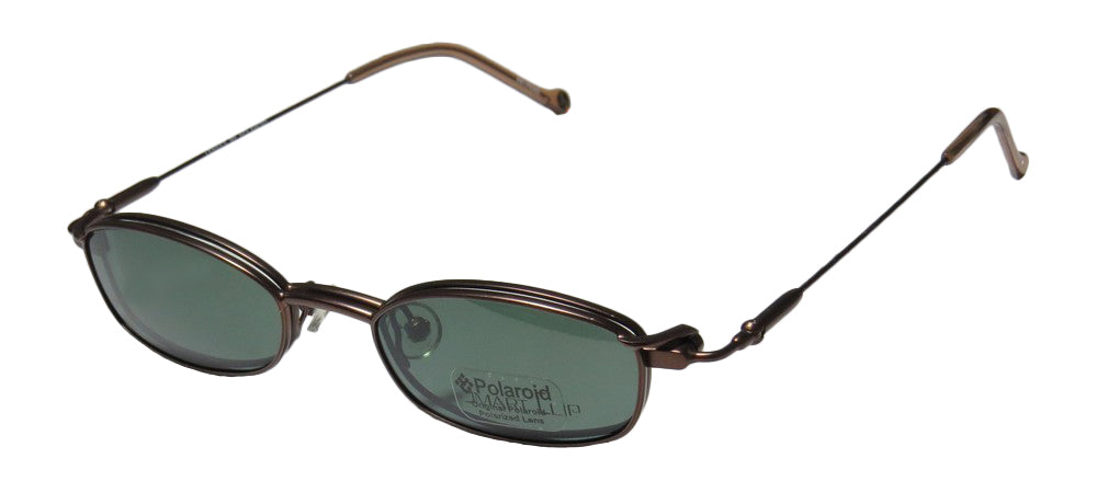 Color_brown / green clip-on lens