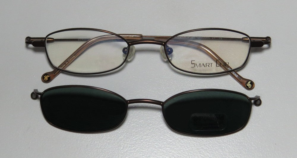 Color_brown / green clip-on lens