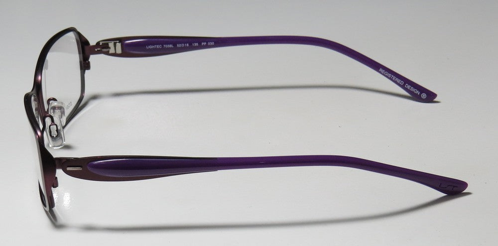 Lightec By Morel 7038l Stainless Steel Light Weight Eyeglass Frame/Glasses