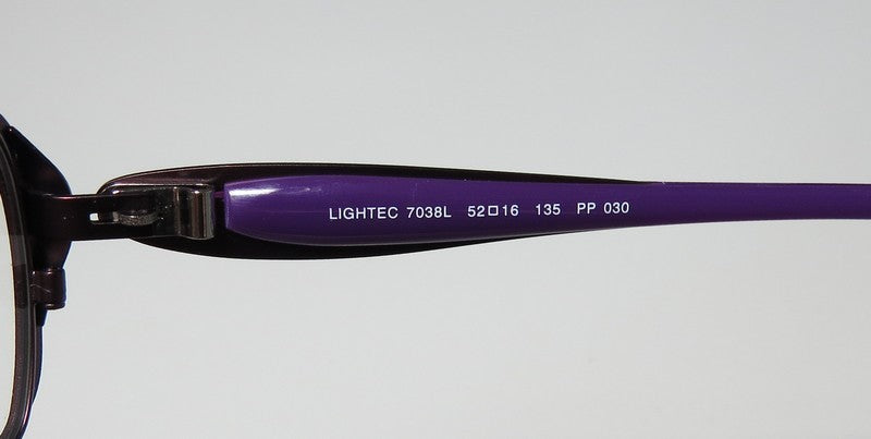 Lightec By Morel 7038l Stainless Steel Light Weight Eyeglass Frame/Glasses