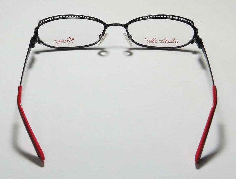 Thalia Encanto Stainless Steel Two-Tone Sleek Eyeglass Frame/Eyewear/Glasses