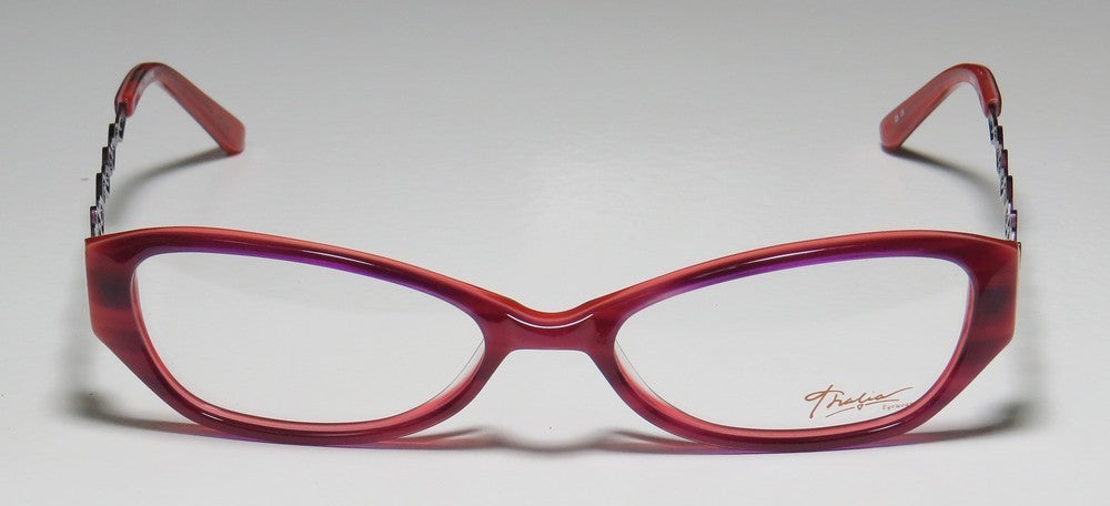 Thalia Erlene Color Combination Two-Tone Hip Cat Eye Eyeglass Frame/Glasses