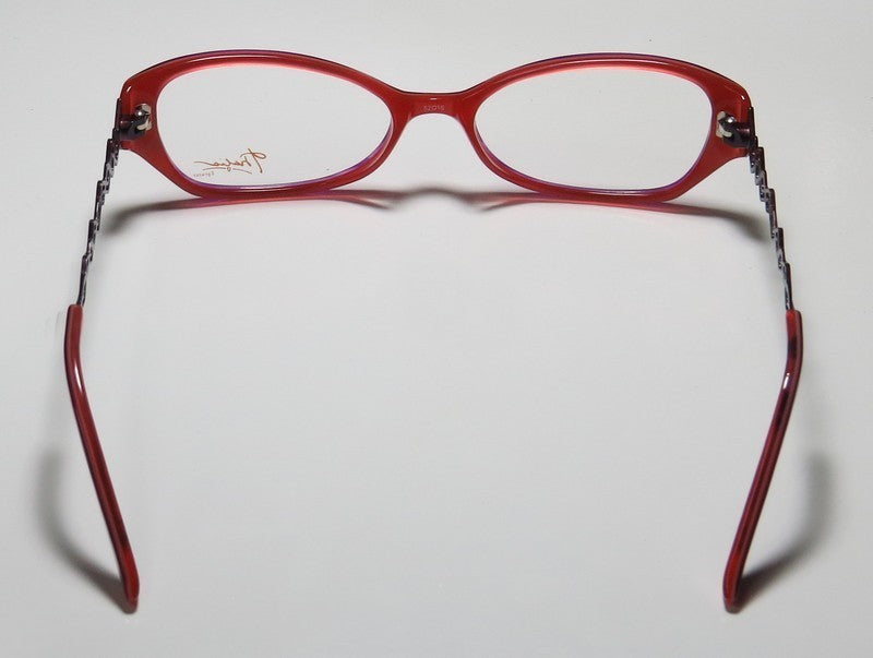 Thalia Erlene Color Combination Two-Tone Hip Cat Eye Eyeglass Frame/Glasses