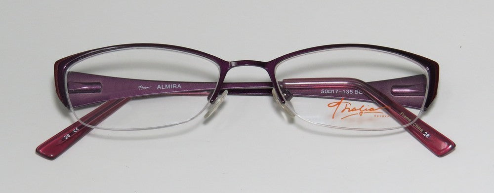 Thalia Almira Color Combination Half-Rimless Eyeglass Frame/Glasses/Eyewear