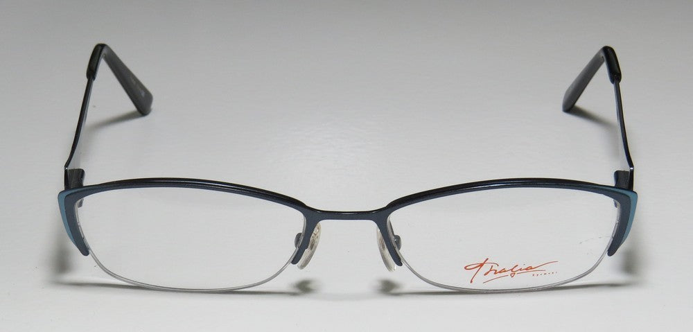 Thalia Almira Color Combination Half-Rimless Eyeglass Frame/Glasses/Eyewear