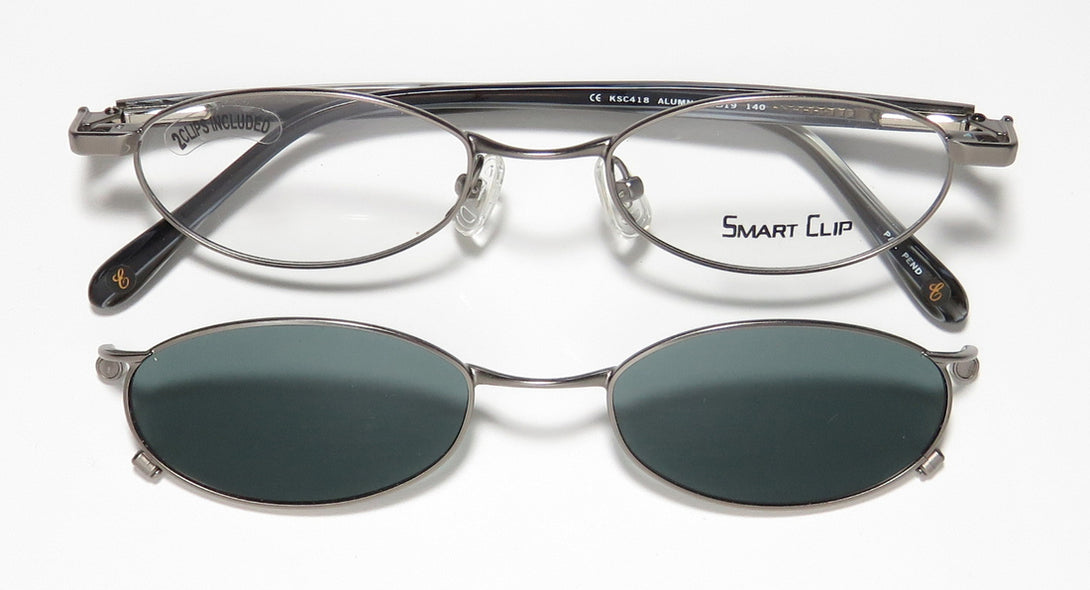 SmartClip 418 Polarized Lenses By Polaroid Eyeglass Frame/Glasses/Eyewear