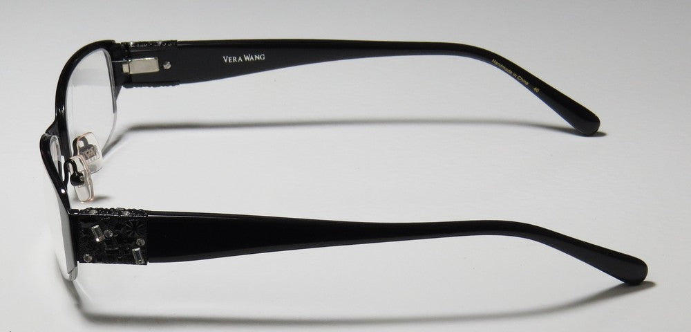 Vera Wang V065 Fashion Accessory Rhinestones/Crystals Hot Eyeglass Frame/Glasses