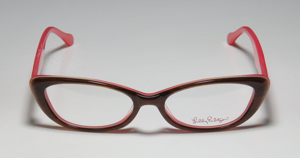 Lilly Pulitzer Tavi Cat Eye Plastic Arms Rare Eyeglass Frame/Glasses/Eyewear