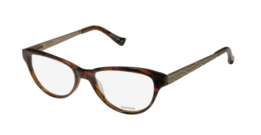 Kensie Glam Cat Eye Shaped Lenses Handmade Limited Retro Eyeglass Frame/Glasses