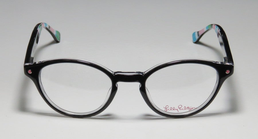 Lilly Pulitzer Allaire Egg Shaped Lenses Full-Rim Classic Eyeglass Frame/Glasses