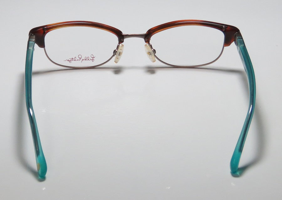 Lilly Pulitzer Franco Minimalistic Classic Shape Elegant Eyeglass Frame/Eyewear