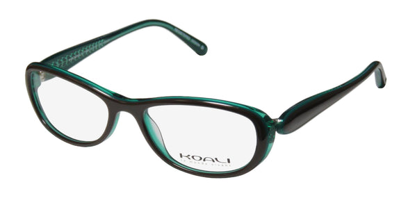 Color_brown / transparent teal