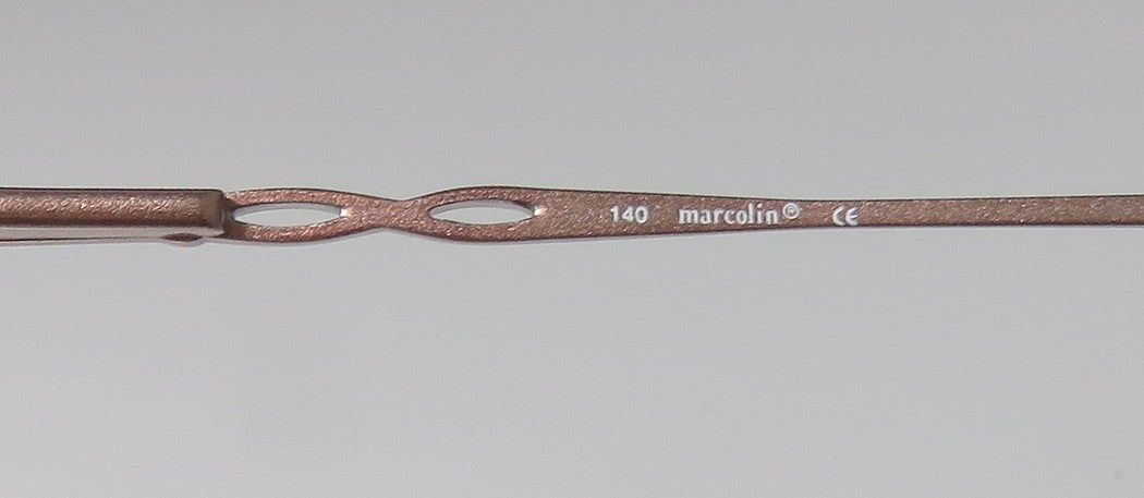 Marcolin 7222 Half-Rimless Eyeglass Frame/Glasses/Eyewear With Rhinestones