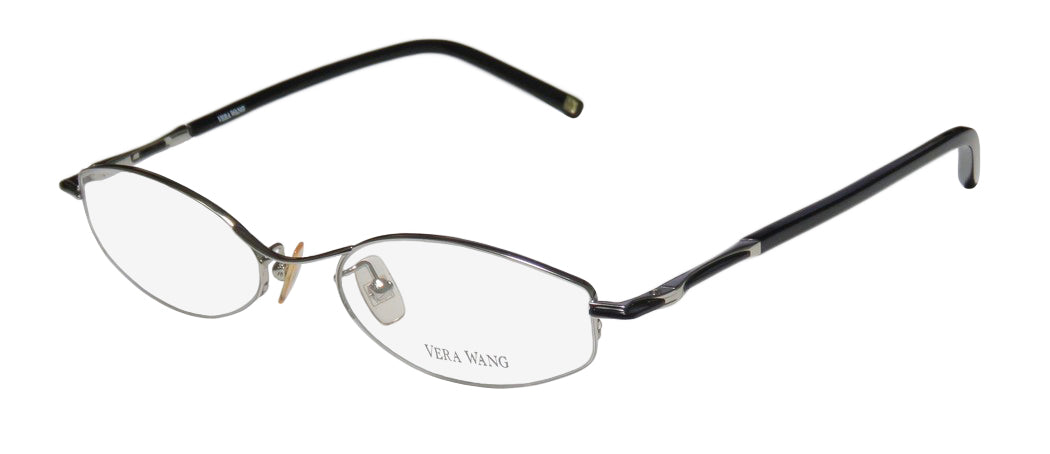 Vera Wang V105 Half-Rimless Sophisticated Hip Eyeglass Frame/Glasses/Eyewear