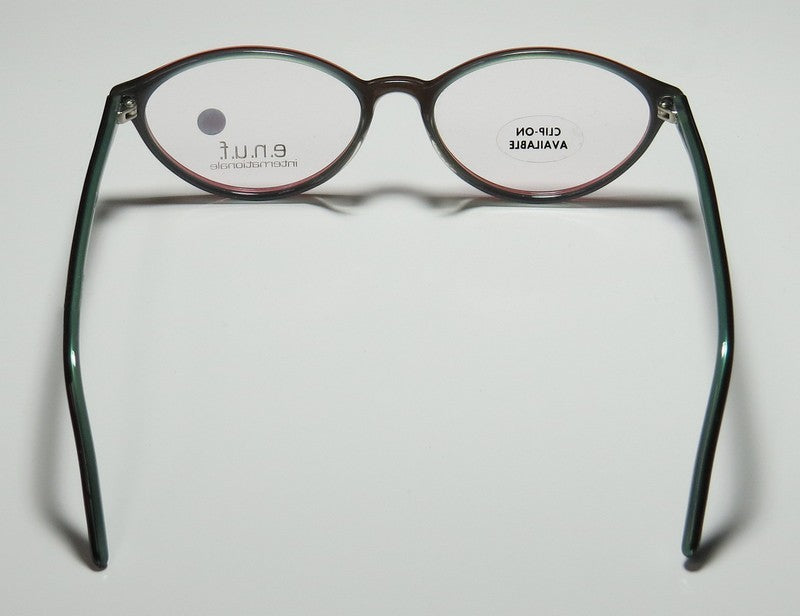 E.N.U.F Folk Plastic Temples Hip Inexpensive Eyeglass Frame/Glasses/Eyewear