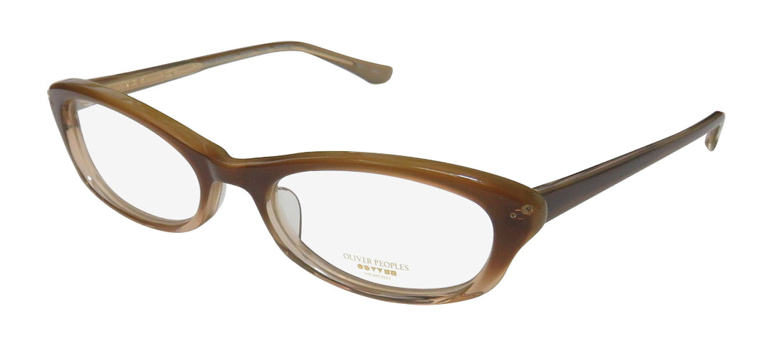 Oliver Peoples Laraine Cat Eyes Rhinestones Eyeglass Frame/Glasses/Eyewear
