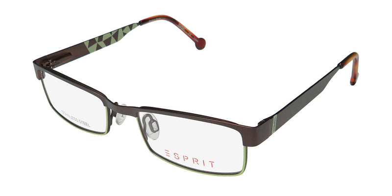 esprit goggles Esprit ET 17412 Metal Eyeglasses, Brown (535)