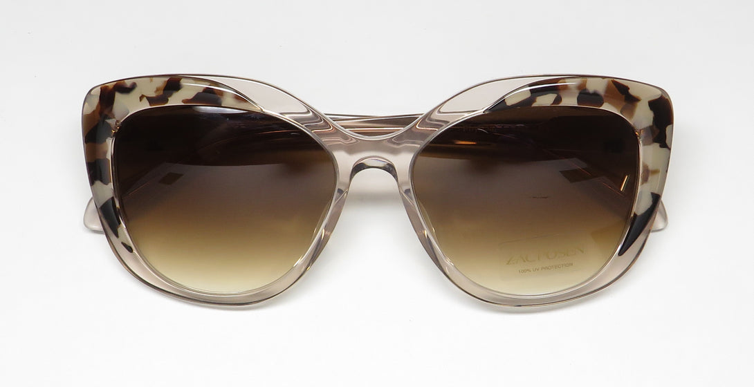 Zac Posen Phylicia Oversized 100% Sun Protection Beach Fashion Womens Sunglasses
