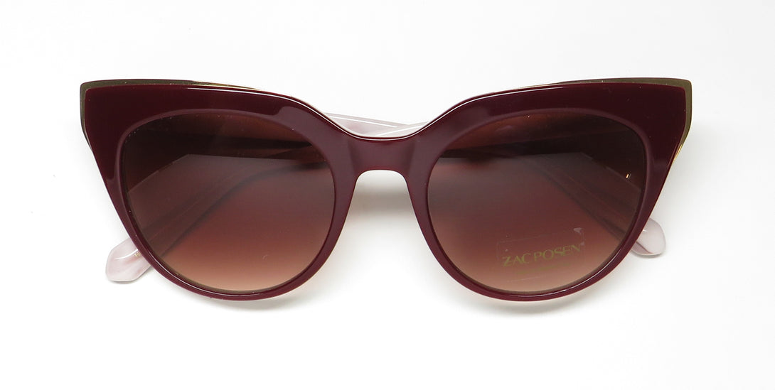 Zac Posen Thiola Cat Eye/Butterfly Premium Quality Acetate Gorgeous Sunglasses