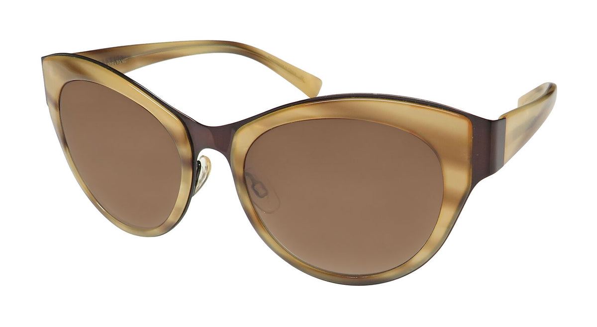Vera Wang- Women\'s Oversized Sunglasses in Honey Brown Devlin – Vera Wang Eyewear main image 4