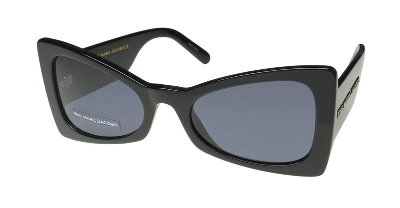 Marc Jacobs Marc 553S Womens Plastic Sunglass 807IR Black w Gray 54-21 Marc Jacobs Women main image 4