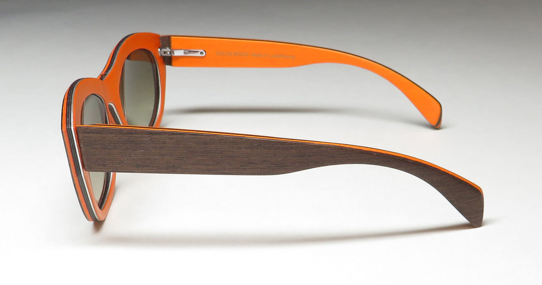 Color_walnut brown / aluminium / flashy orange