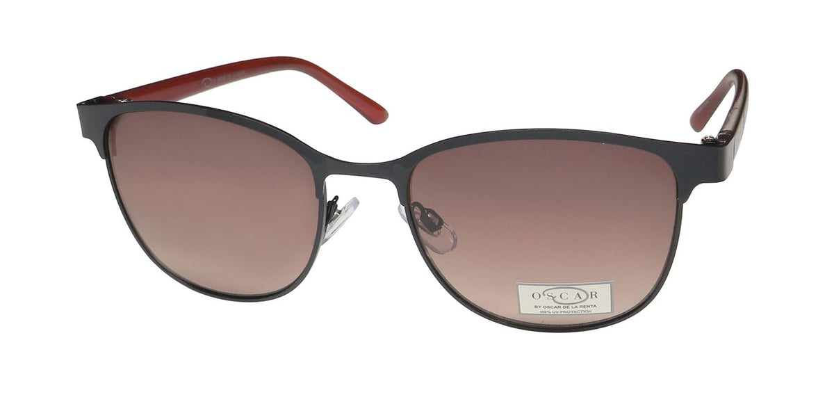OSCAR by Oscar de la Renta Women\'s OSS1297-664 Blush / Brown Gradient Sunglasses Oscar de la Renta ® Cat-eye Sunglasses - Elegance in Every  main image 2
