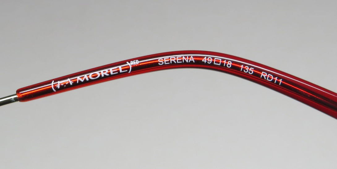 Marius Morel 1880 Red Serena 90017c Eyeglasses
