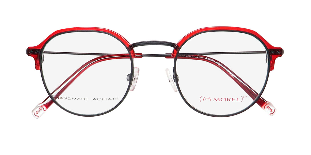 Morel Red Casey 90015c Eyeglasses