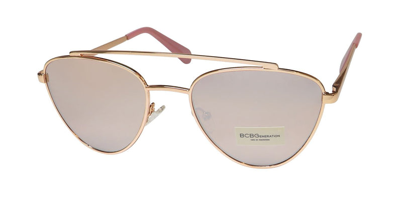 BCBG Ivory Frame Sunglasses with Gold Accents and Brown Lenses Women main image 4