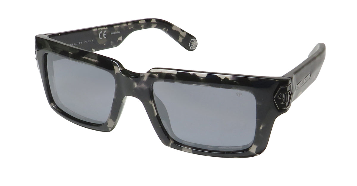 Philipp Plein - Spp044 Plein Dark Shapes Sunglasses for Men 
