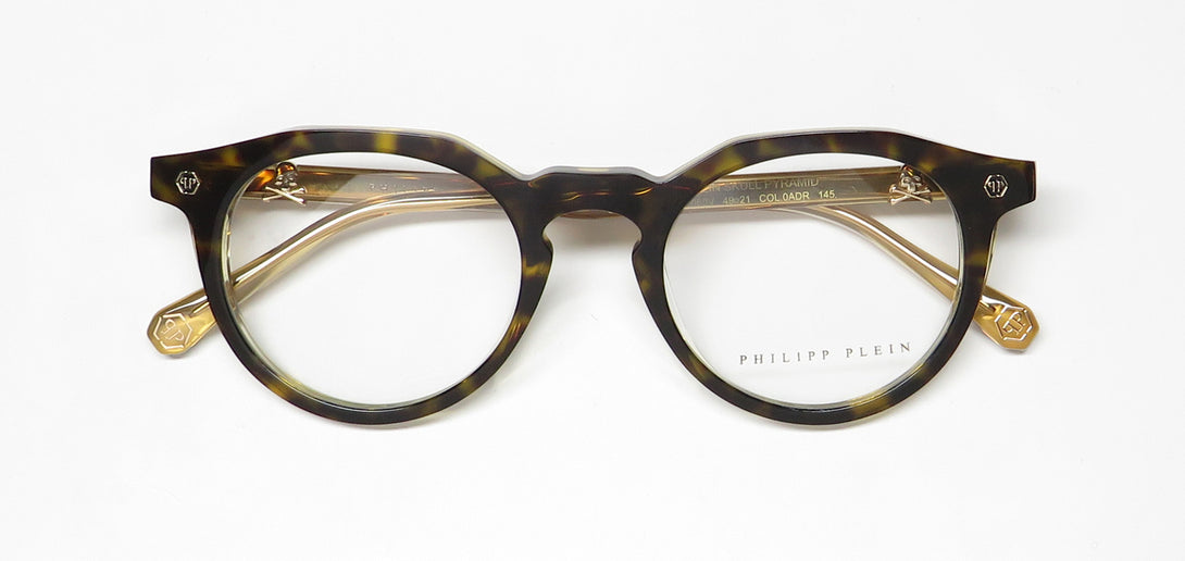 Philipp Plein Vpp060v Plein Skull Pyramid Eyeglasses