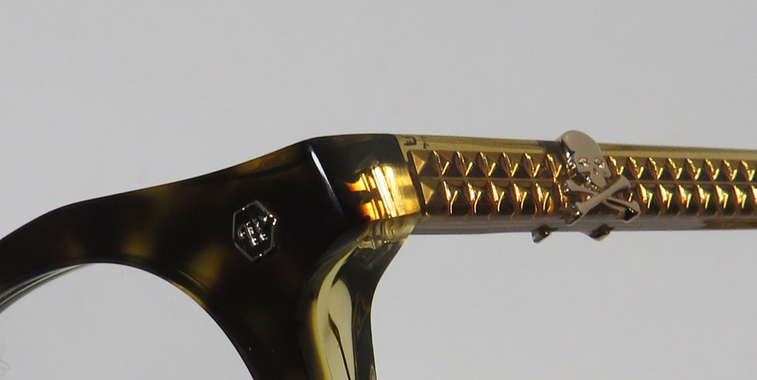 Philipp Plein Vpp060v Plein Skull Pyramid Eyeglasses