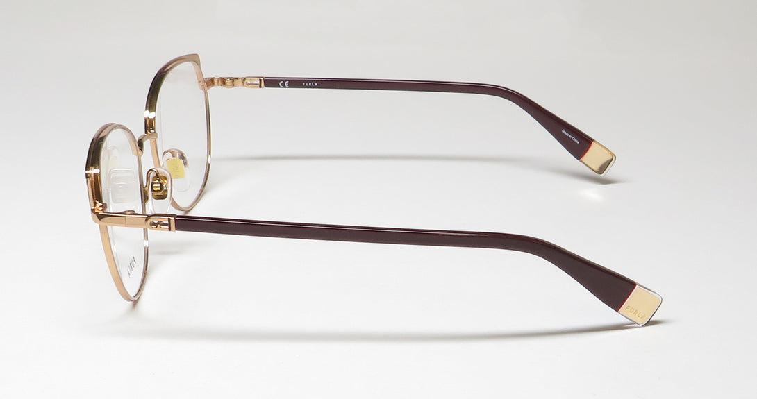 Color_shiny copper gold / burgundy