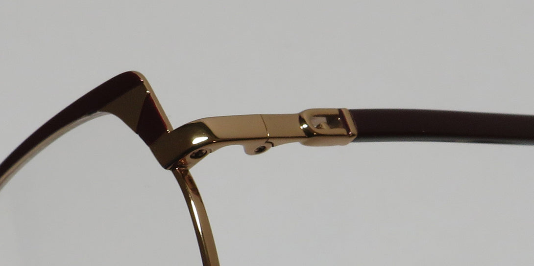 Color_shiny copper gold / burgundy