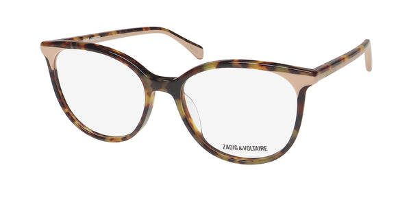 Color_shiny light yellow tortoise / pink beige