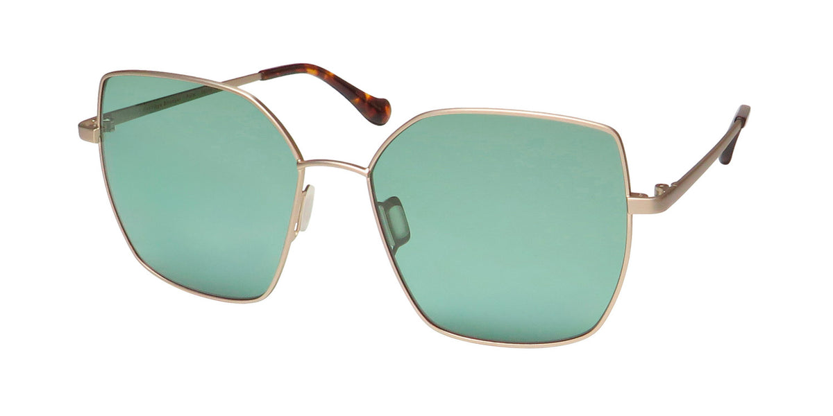 Gemma Styles Goodbye Stranger Sunglasses in the shade Palm GEMMA STYLES GOODBYE STRANGER SUNGLASSES OVERSIZED 100% UV  main image 4