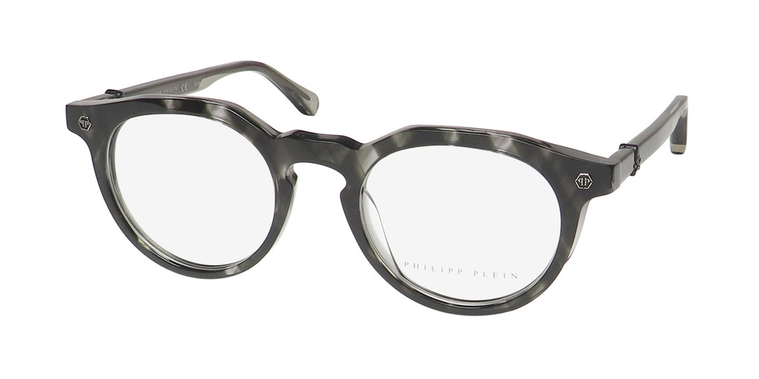 Philipp Plein Vpp060v Plein Skull Pyramid Eyeglasses