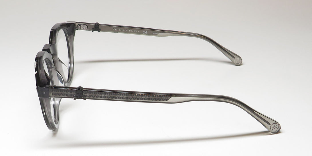 Philipp Plein Vpp060v Plein Skull Pyramid Eyeglasses