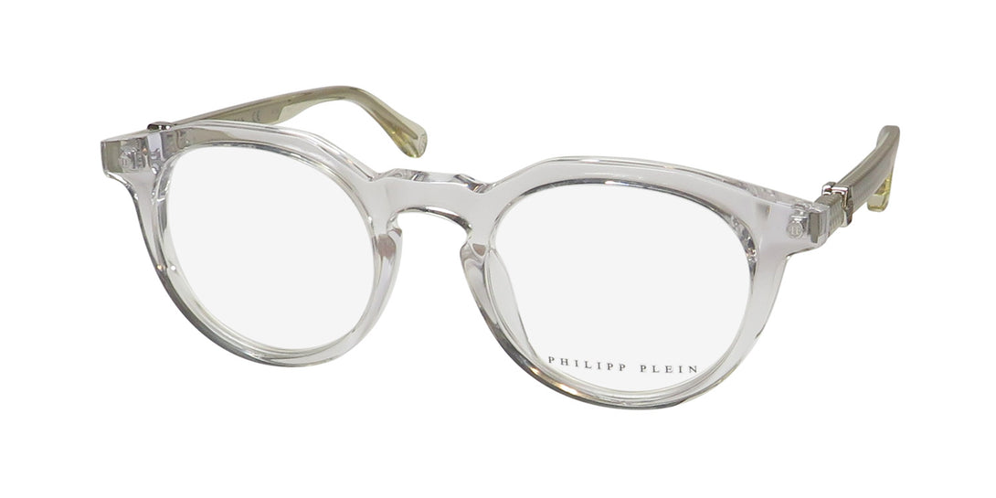 Philipp Plein Vpp060 Plein Hexagonal Pyramid Eyeglasses